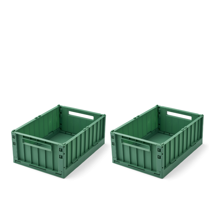Weston Aufbewahrungsbox M 2-pack, Dusty ivy, Liewood