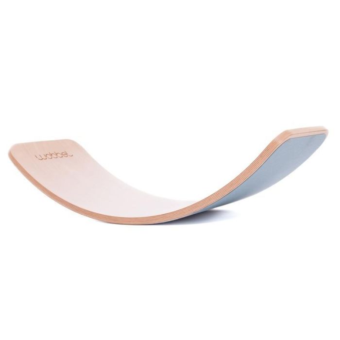 Wobbel Original transparent lacquer / felt sky blue