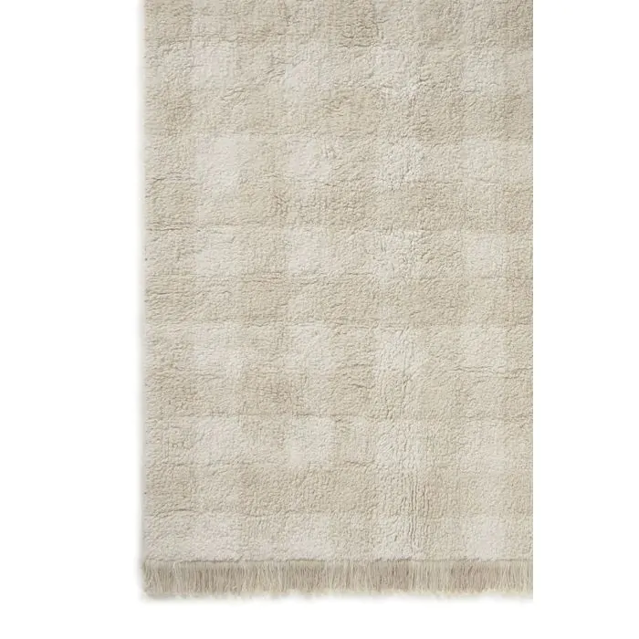 Teppich Vichy Ivory, waschbar 150x180 cm, Swan Lake, Lorena Canals