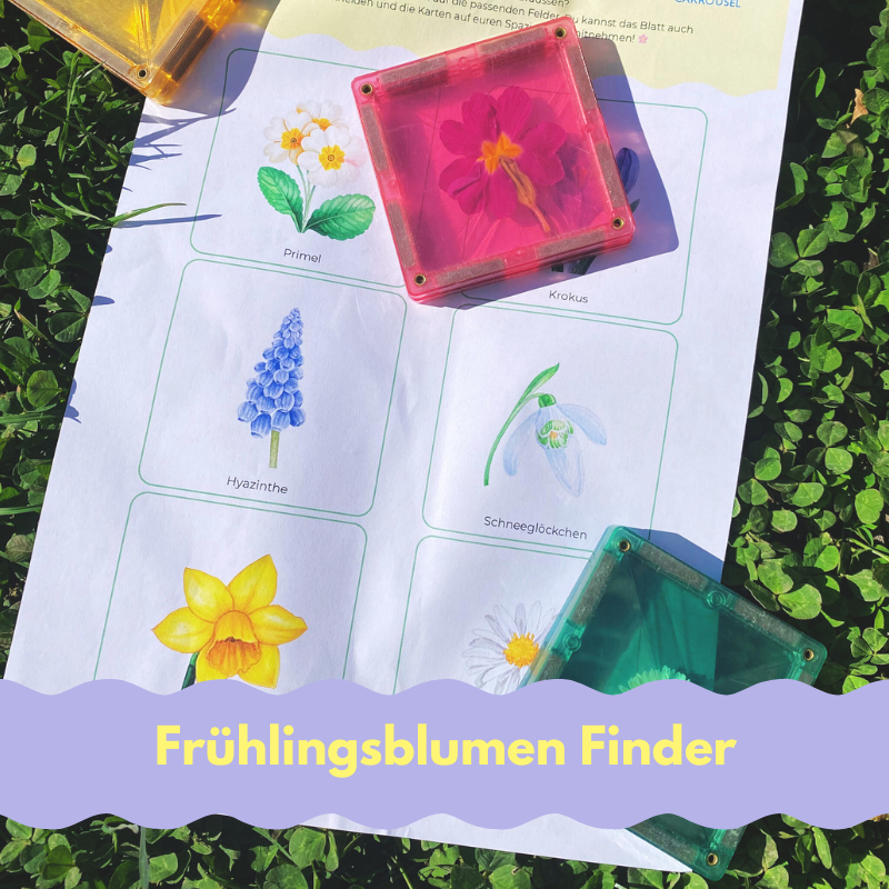 Fr&uuml;hlingsblumen Finder f&uuml;r Kinder Gratis Download